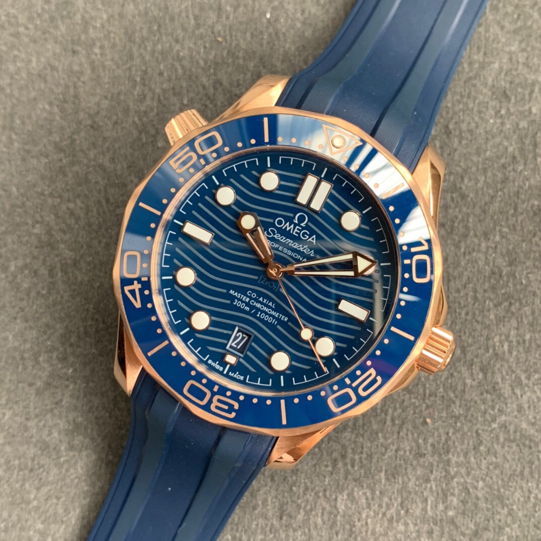 Omega Seamaster Blue Dial Watch – IW-1382 - Image 9