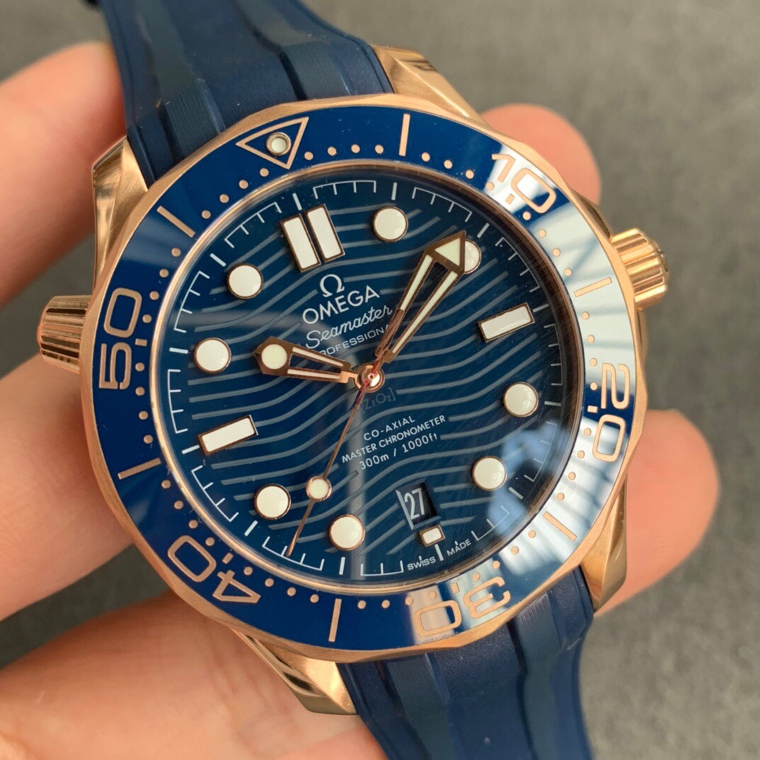 Omega Seamaster Blue Dial Watch – IW-1382 - Image 2
