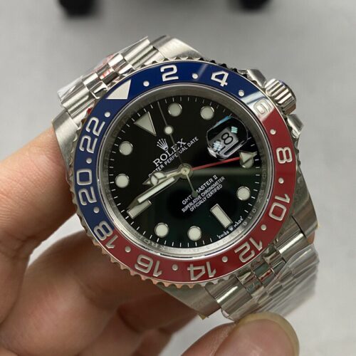 Rolex GMT-Master II Red and Blue Bezel Luminous Watch – IW-0028