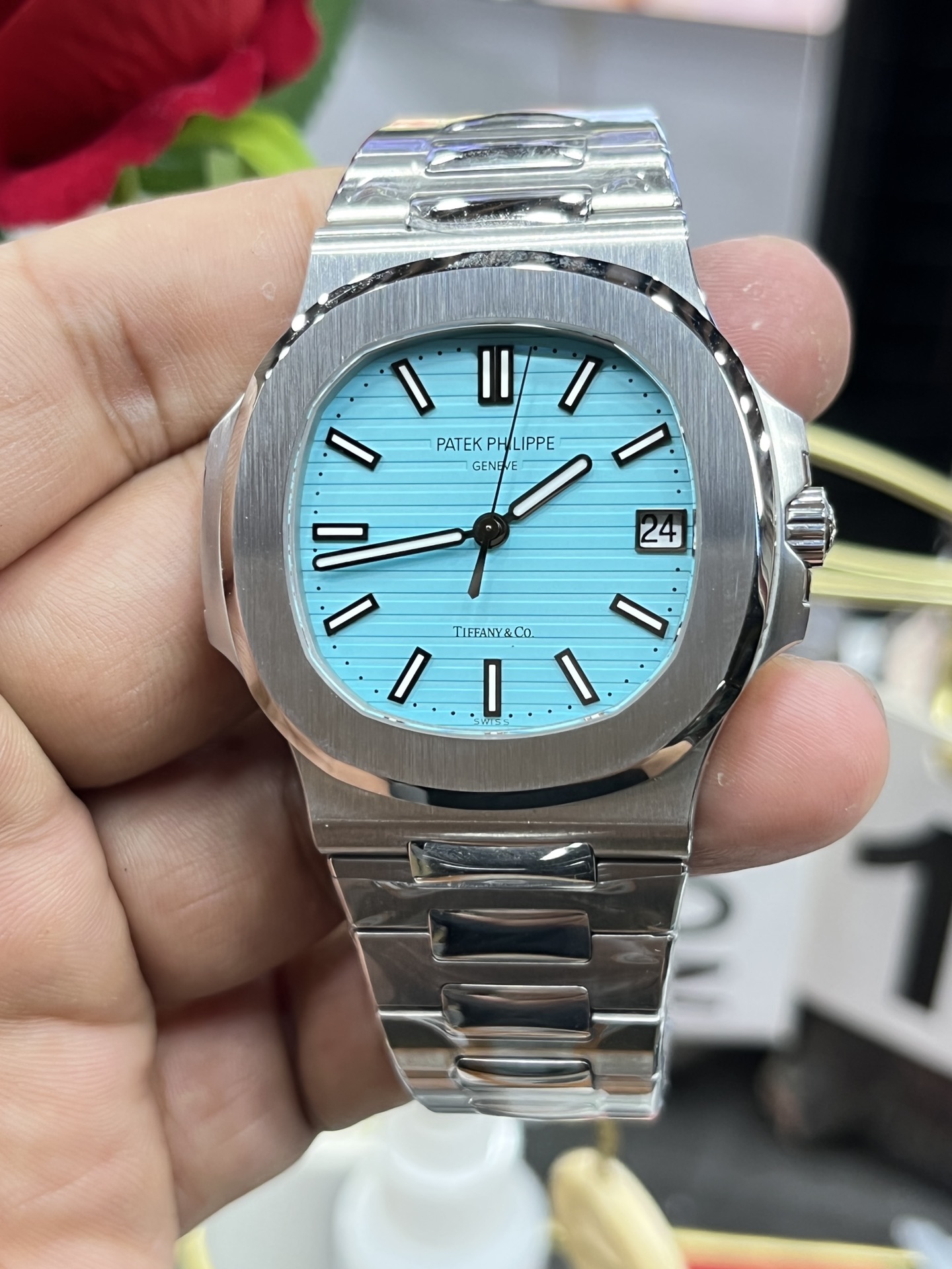 Nautilus Tiffany Blue Watch – IW-2305 - Image 5