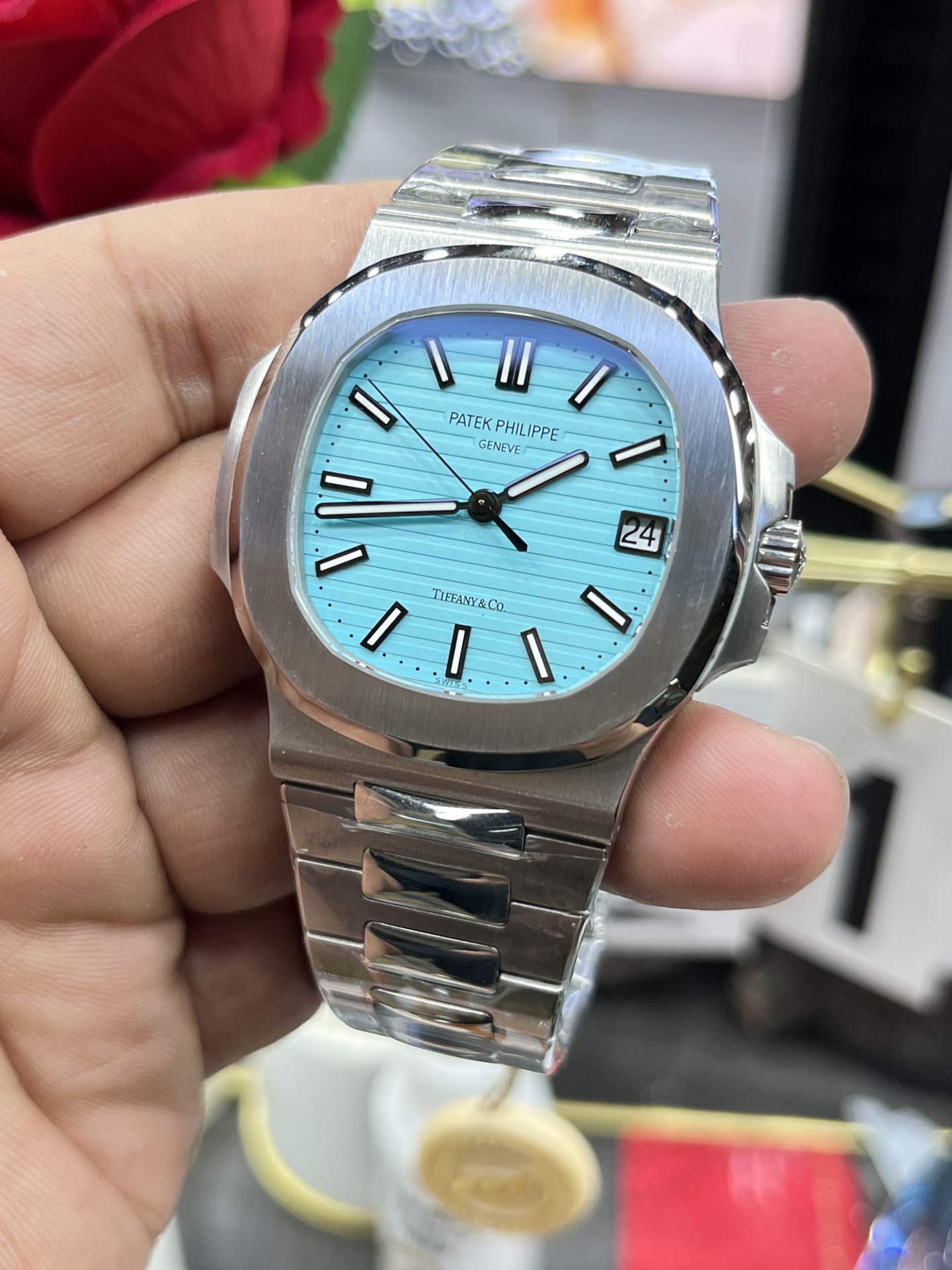 Nautilus Tiffany Blue Watch – IW-2305 - Image 2