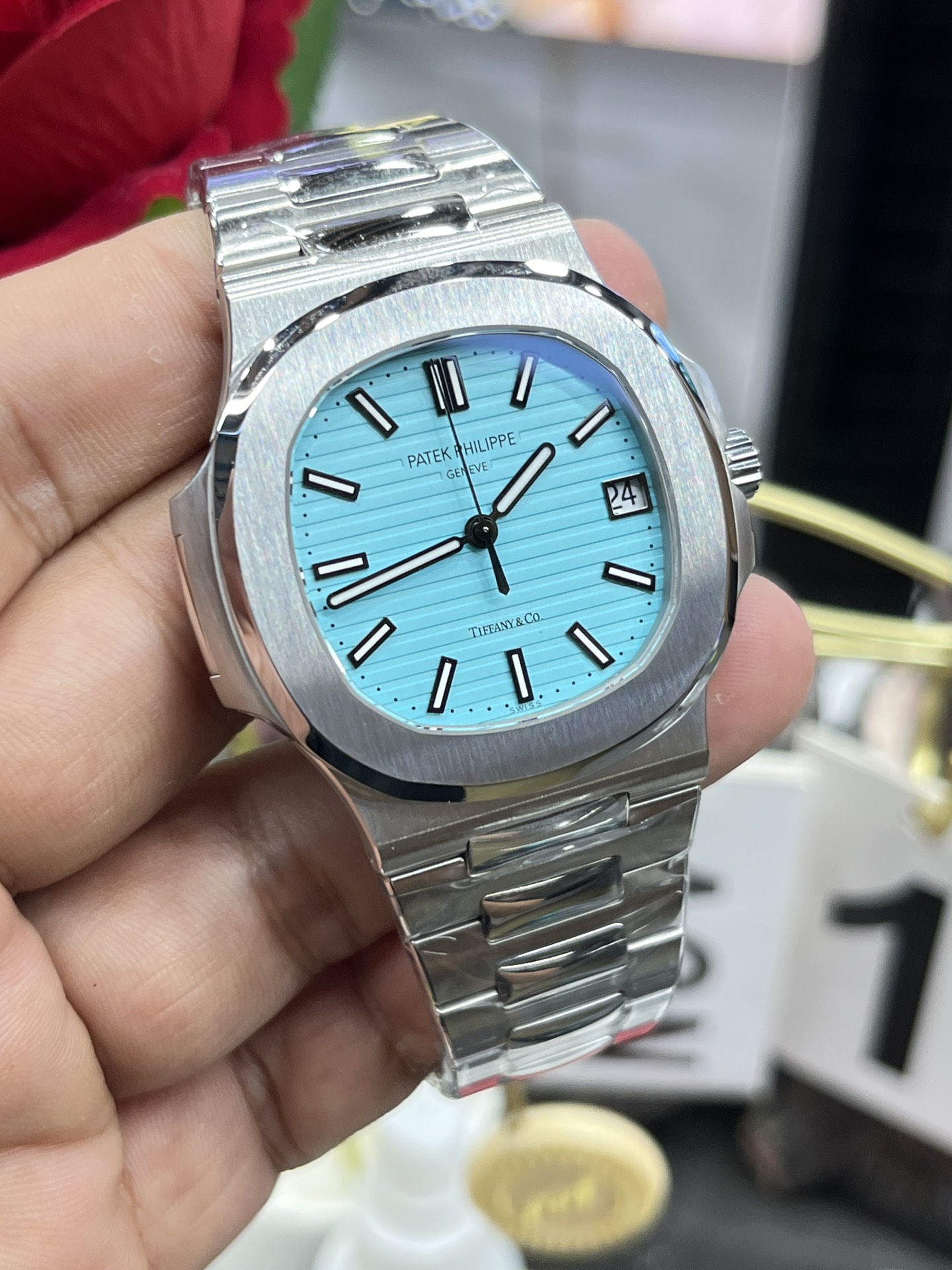 Nautilus Tiffany Blue Watch – IW-2305 - Image 4