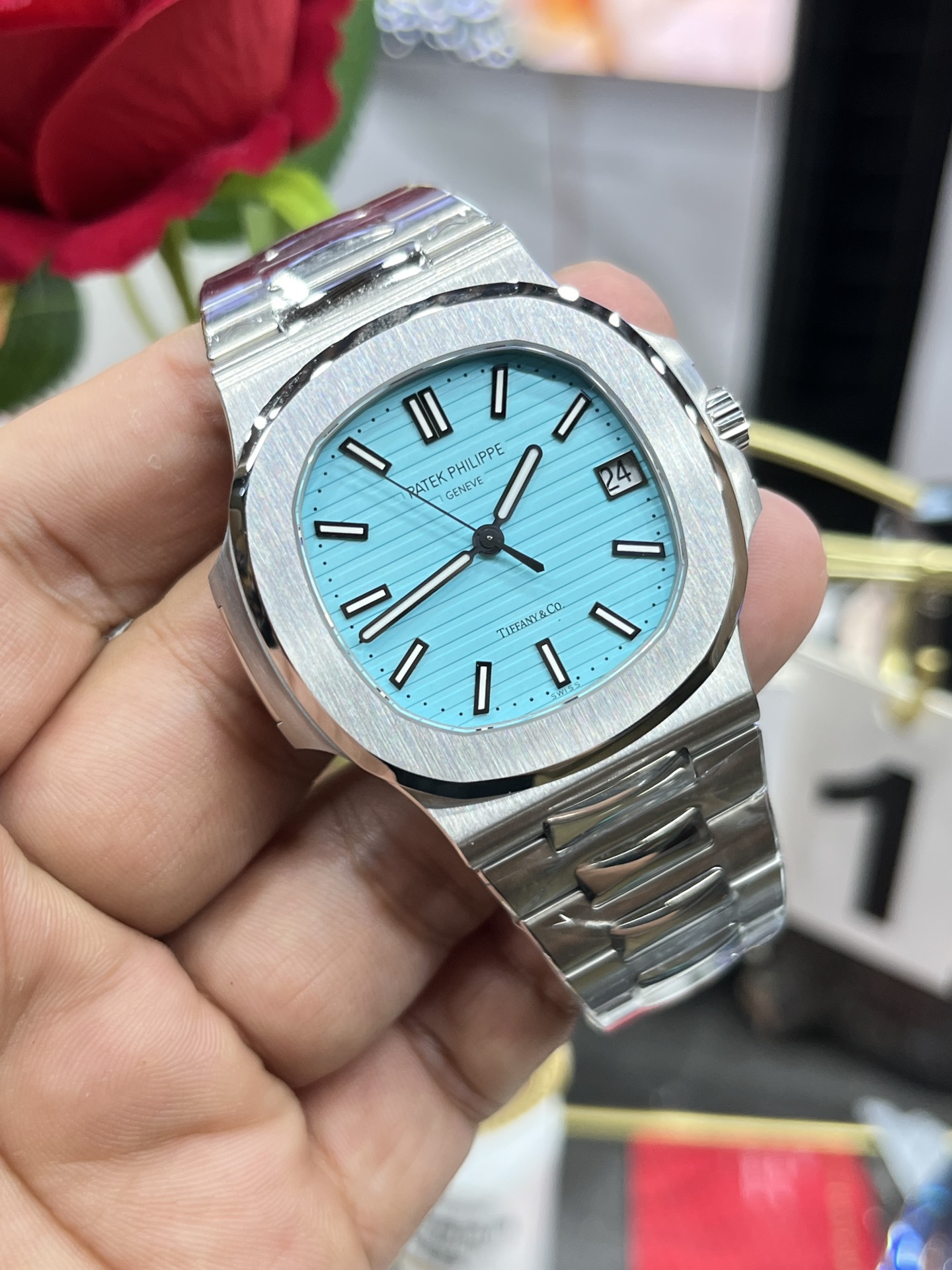 Nautilus Tiffany Blue Watch – IW-2305 - Image 3