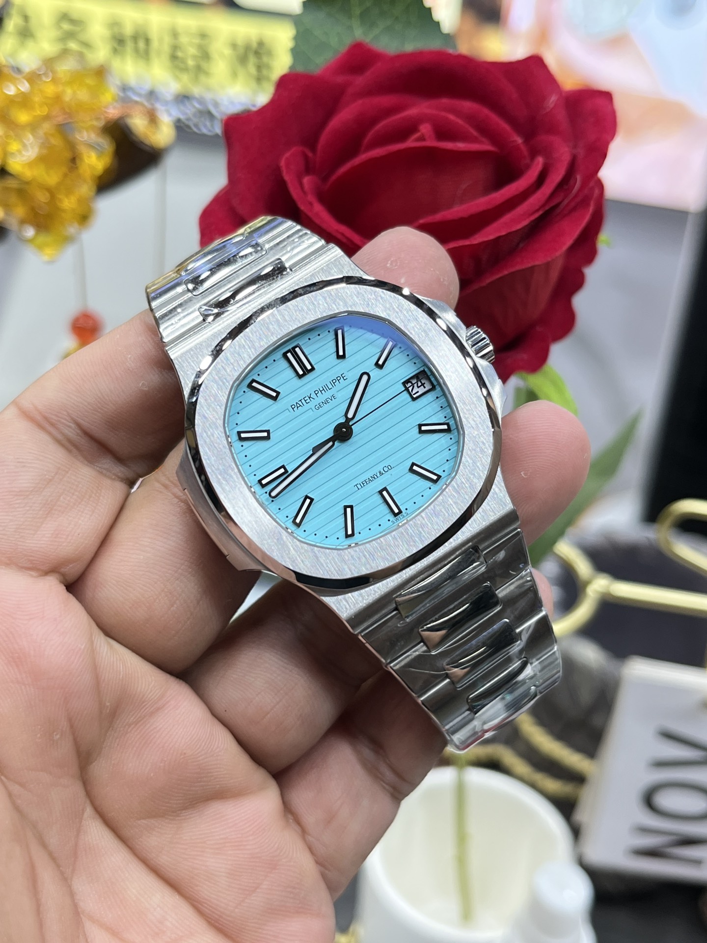 Nautilus Tiffany Blue Watch – IW-2305 - Image 9