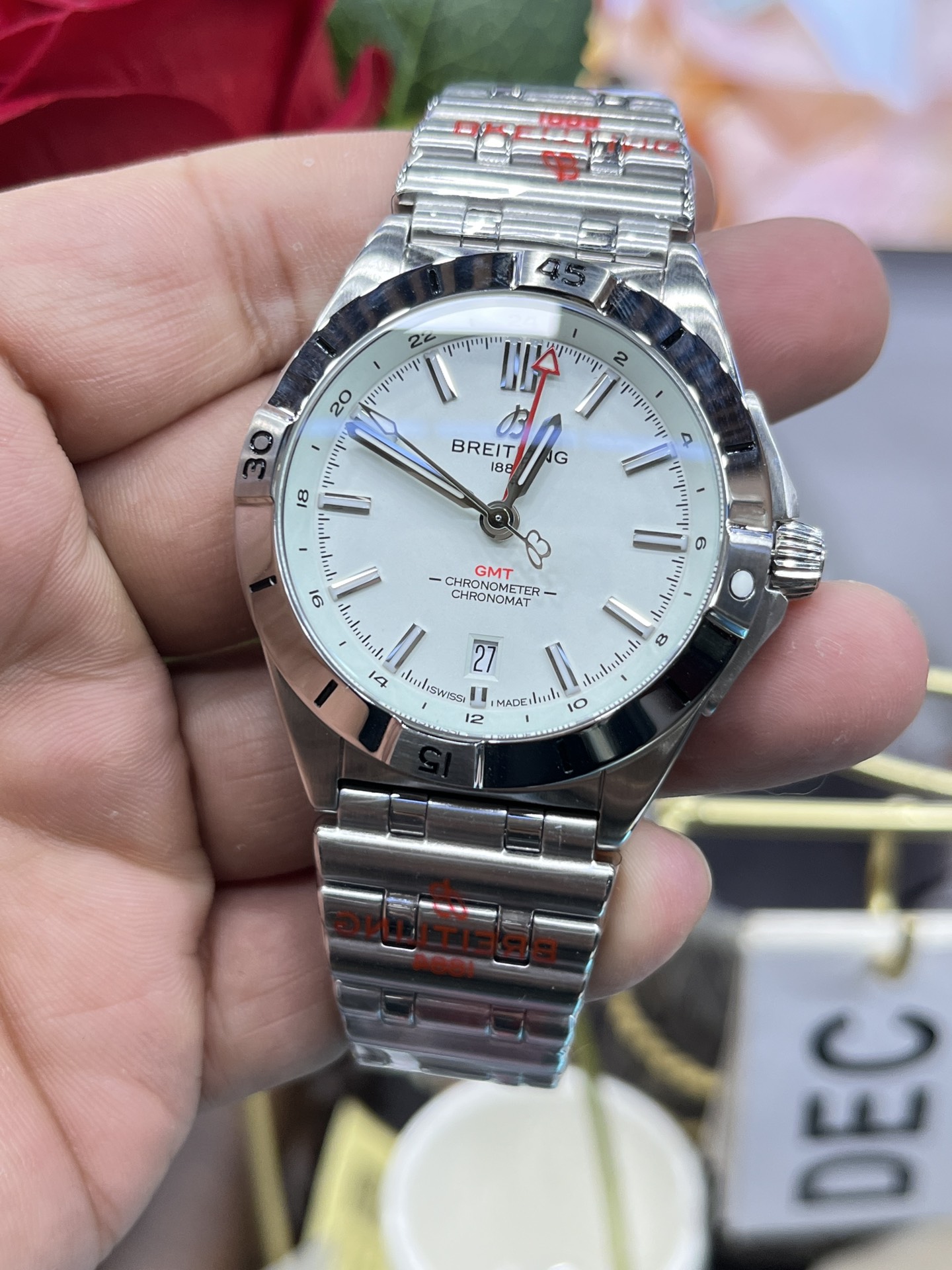 Classic White Dial GMT 44 mm Watch – IW-0620 - Image 2