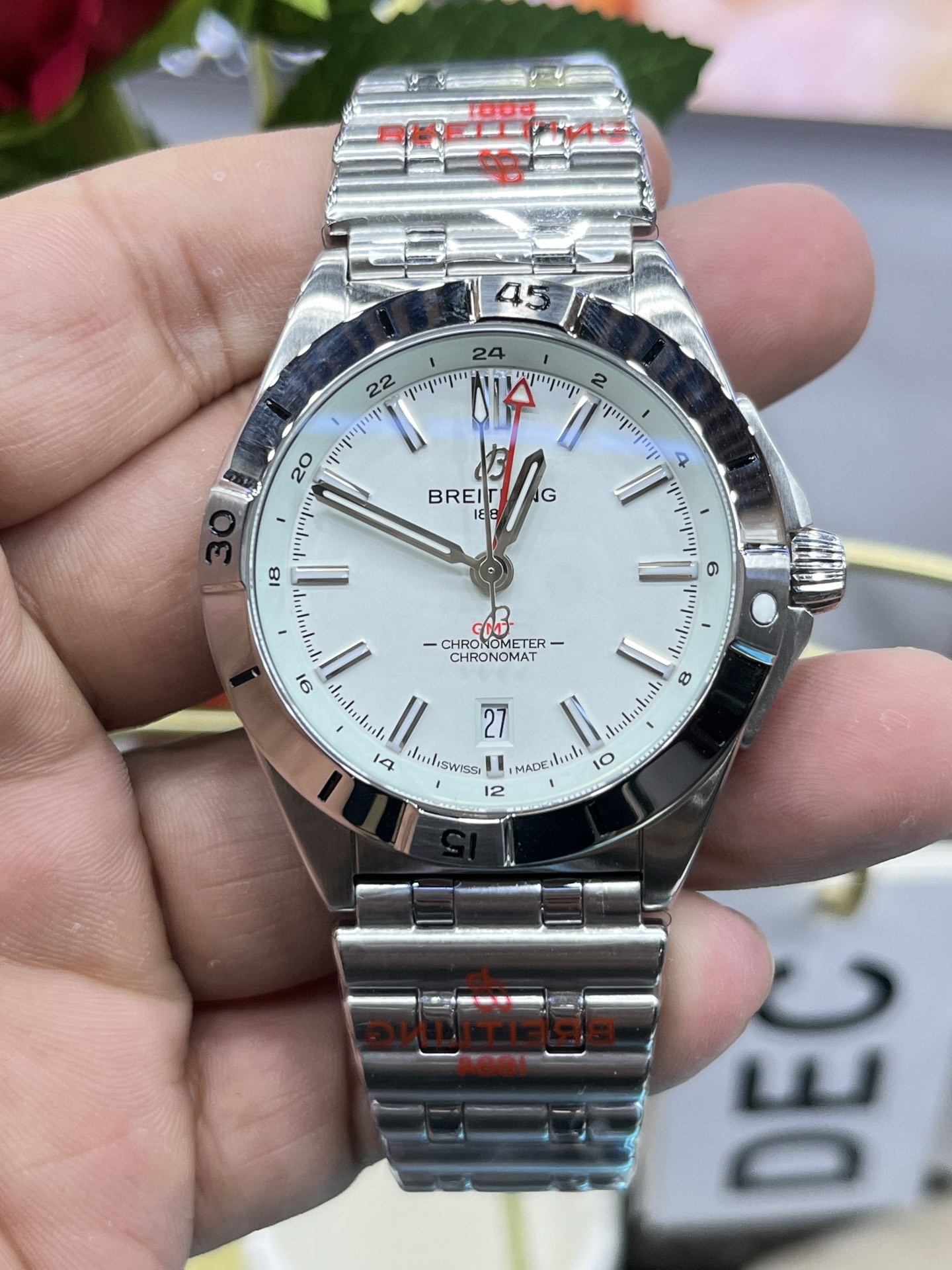 Classic White Dial GMT 44 mm Watch – IW-0620 - Image 5