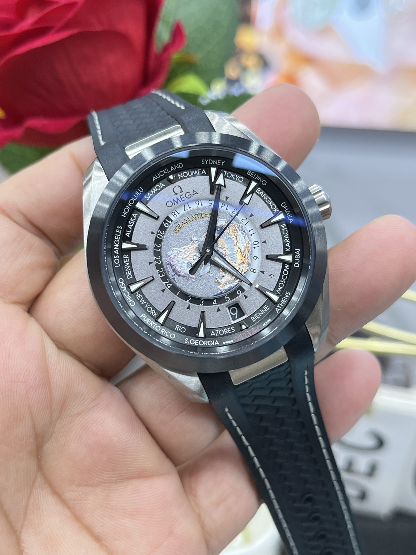 Seamaster Grey Dial Watch – IW-1380 - Image 3