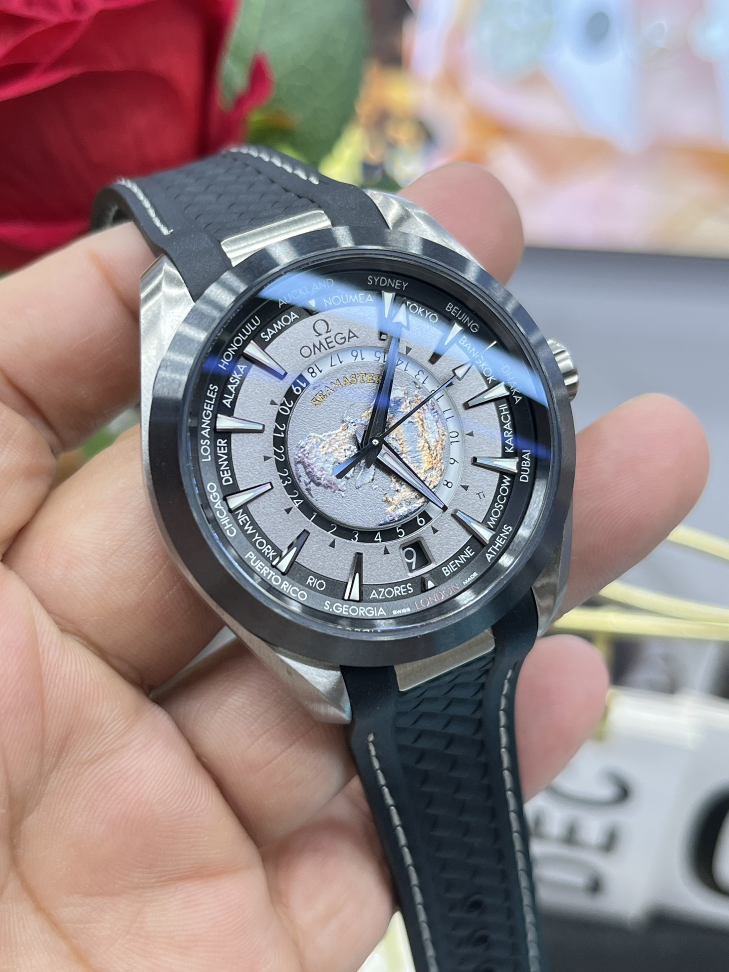 Seamaster Grey Dial Watch – IW-1380 - Image 4