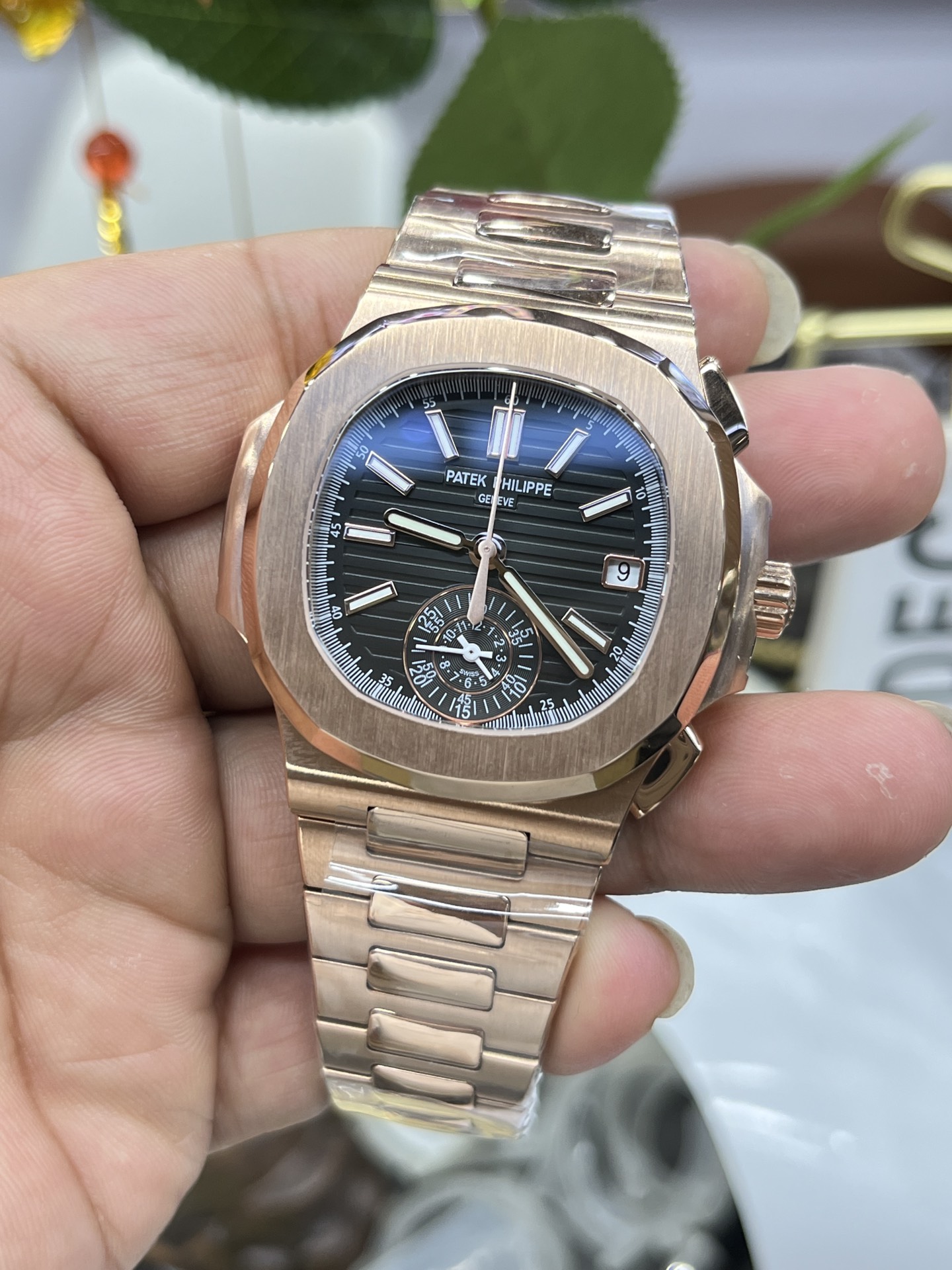 Patek Philippe Nautilus Chronograph 40.5 mm Watch – IW-2411 - Image 2