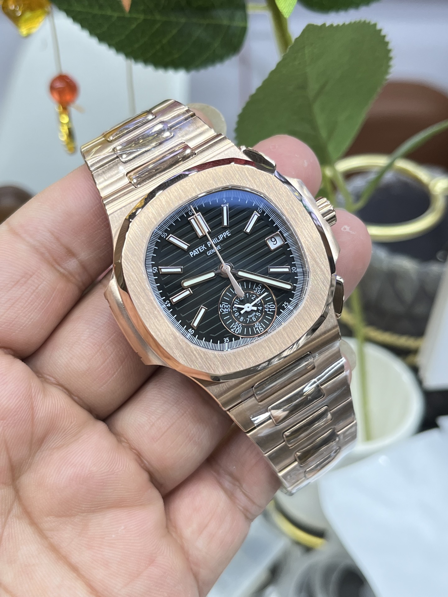 Patek Philippe Nautilus Chronograph 40.5 mm Watch – IW-2411 - Image 9