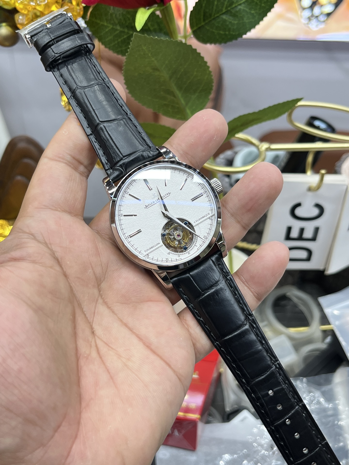 Jaeger-LeCoultre Tourbillon 40 mm Watch – IW-0435 - Image 9