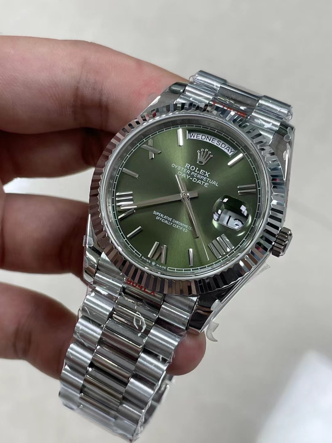 Day-Date Green Dial 40 mm Watch – IW-3383 - Image 3
