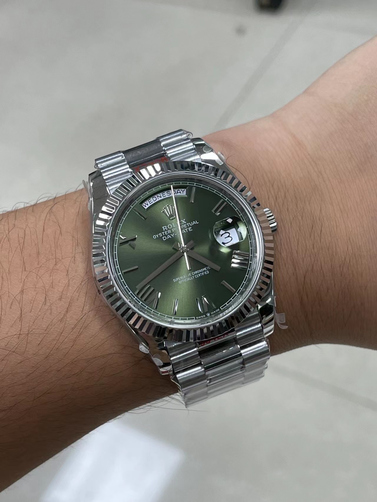 Day-Date Green Dial 40 mm Watch – IW-3383 - Image 8