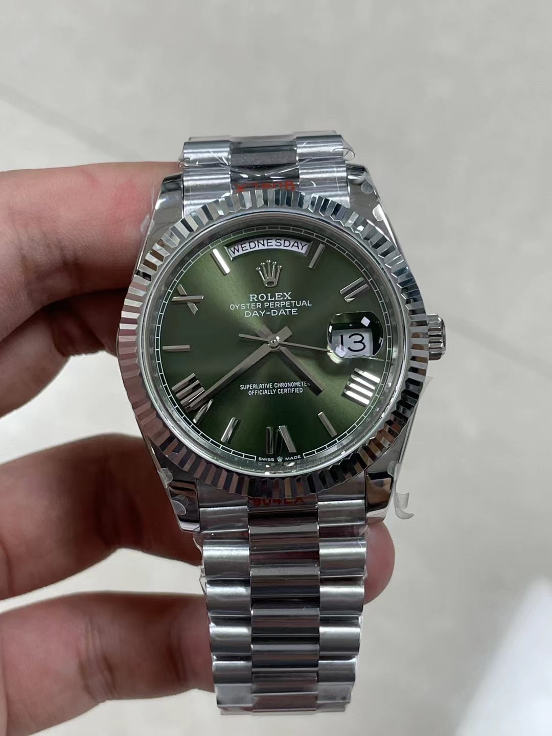 Day-Date Green Dial 40 mm Watch – IW-3383