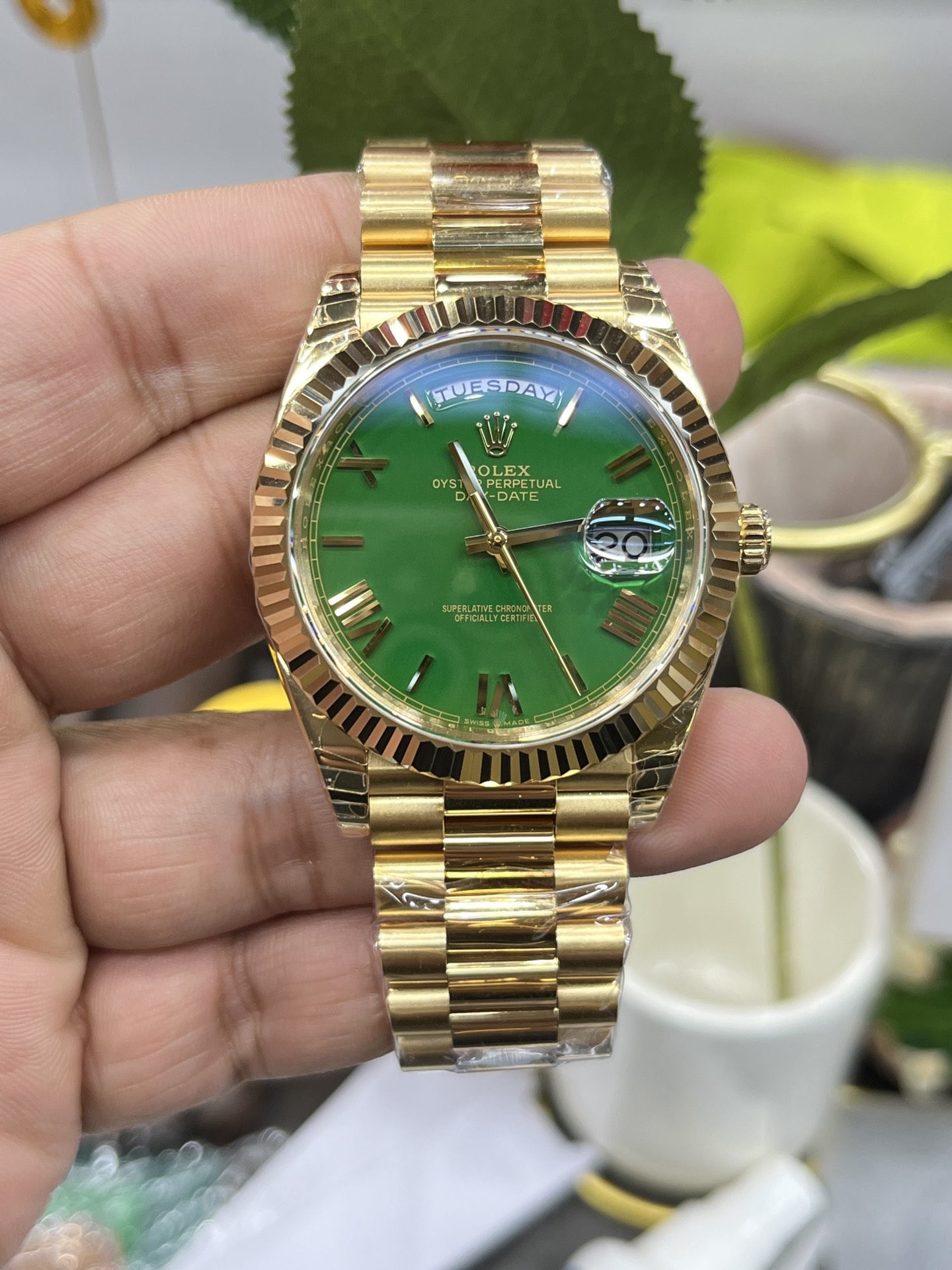 Classic Green Dial Watch – IW-3508