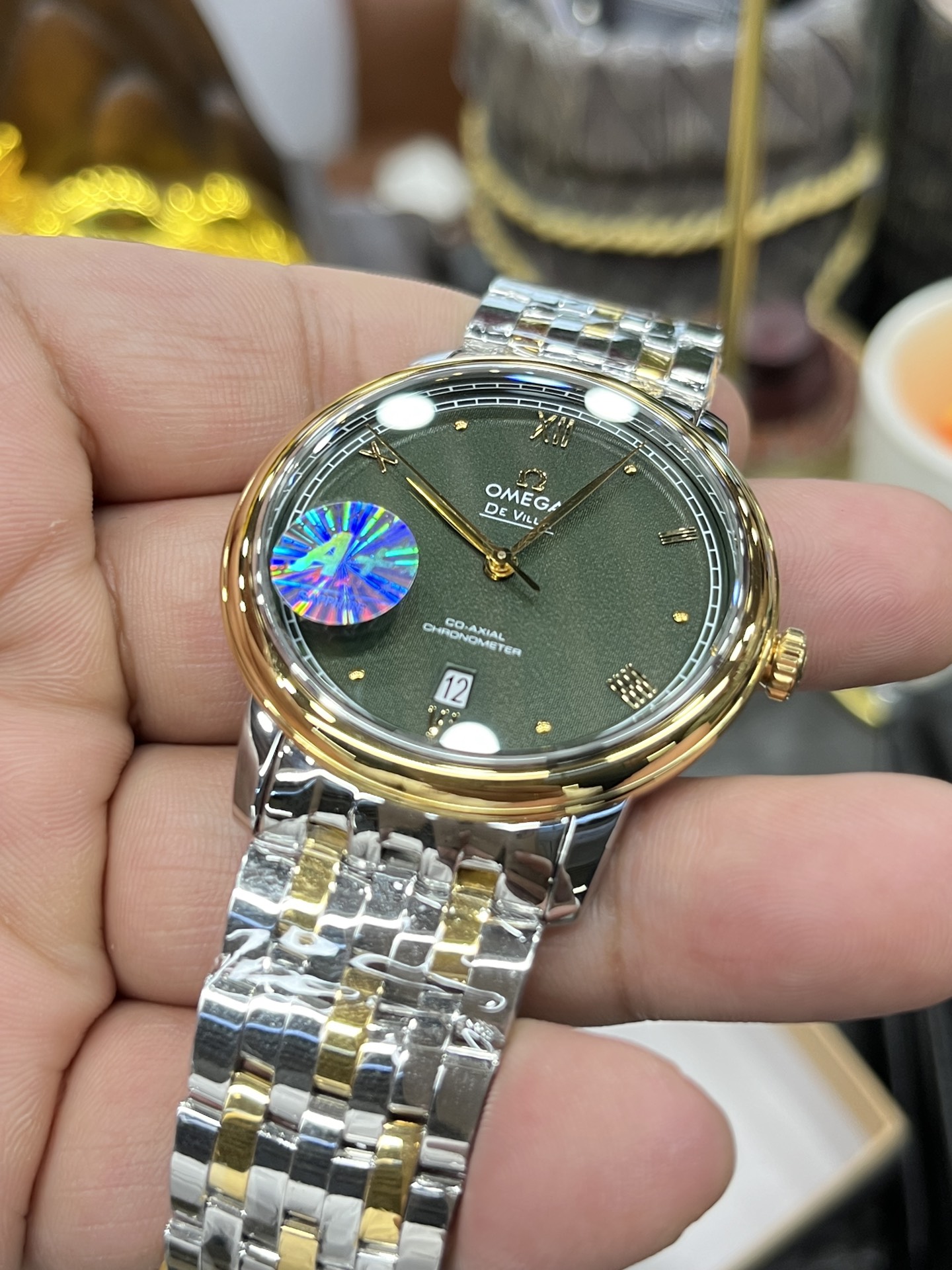 De Ville Green Dial 39.5 mm Watch – IW-1246 - Image 4