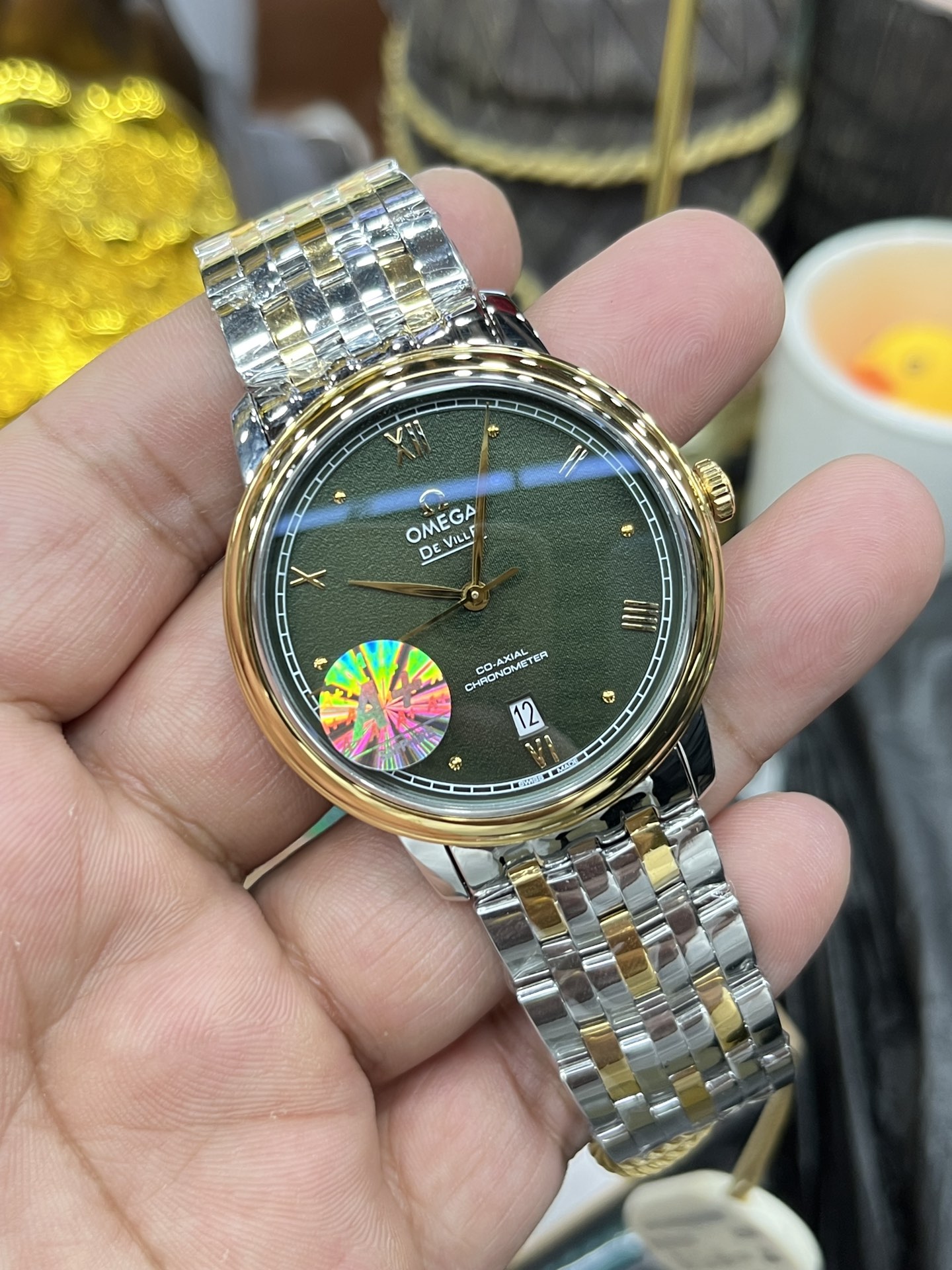 De Ville Green Dial 39.5 mm Watch – IW-1246 - Image 3