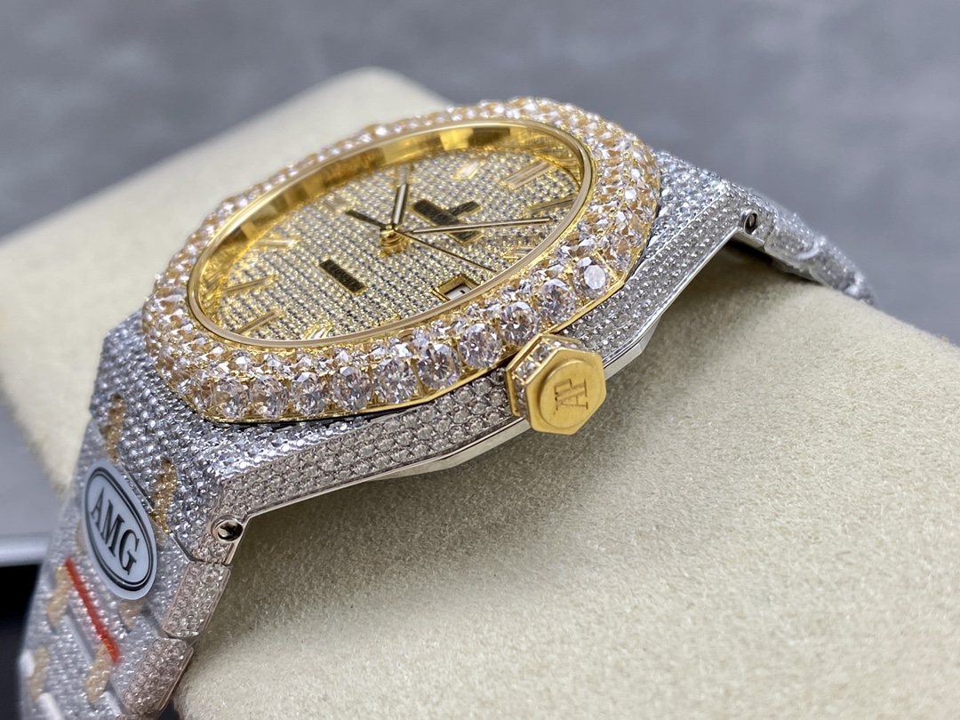 Audemars Piguet Royal Oak Diamond-Set 41 mm Watch – IW-2068 - Image 7