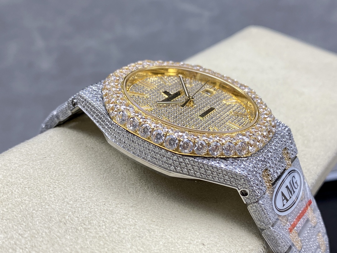 Audemars Piguet Royal Oak Diamond-Set 41 mm Watch – IW-2068 - Image 6