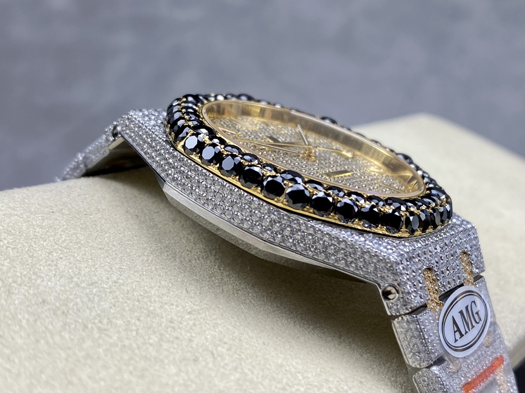 Audemars Piguet Royal Oak Diamond-Set 41 mm Watch – IW-2072 - Image 5