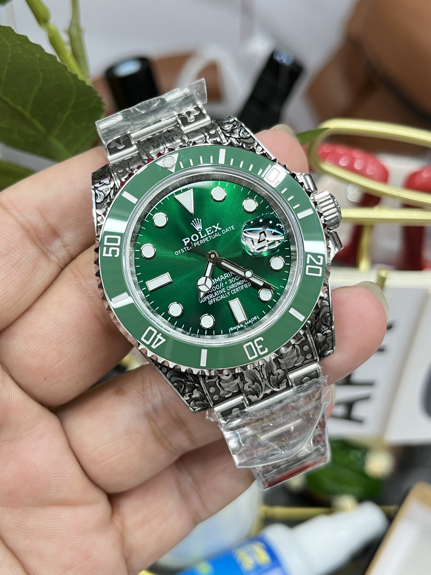 Green Submariner 40 mm Watch – IW-3512 - Image 3