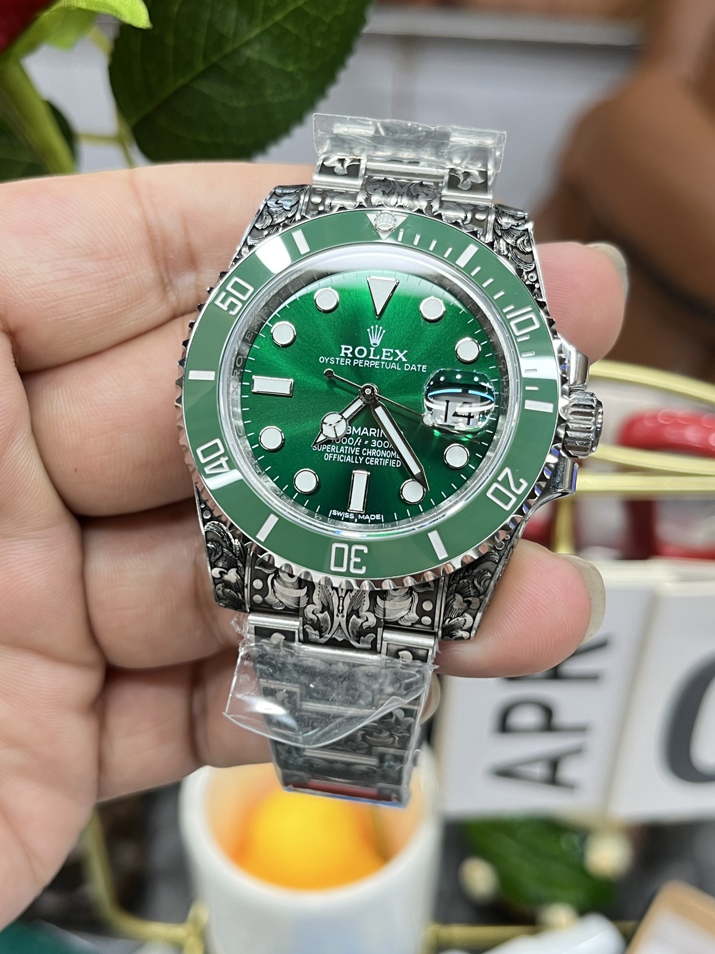 Green Submariner 40 mm Watch – IW-3512 - Image 2