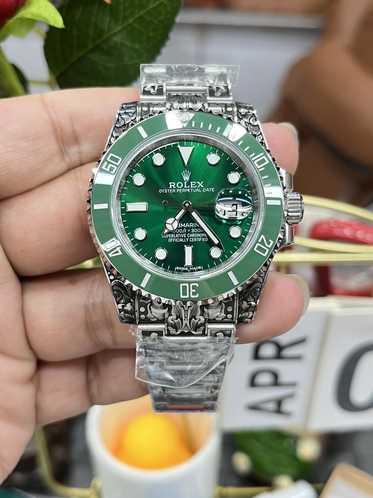 Green Submariner 40 mm Watch – IW-3512