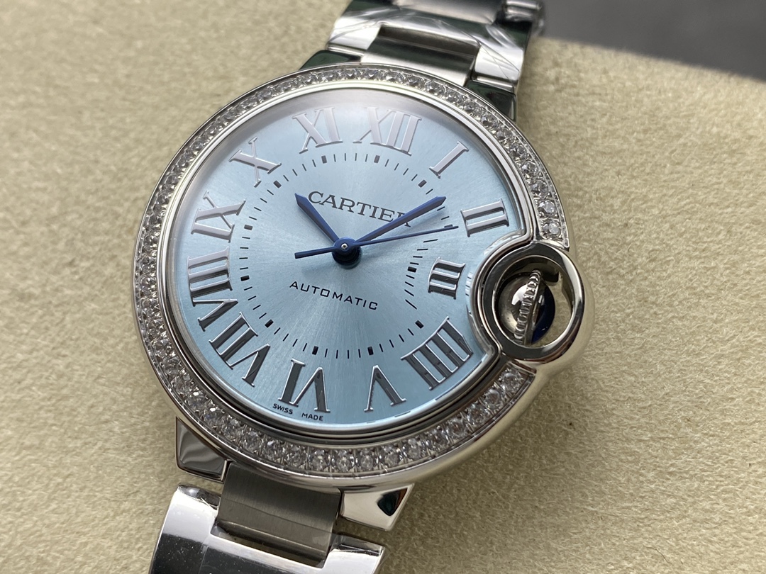 Ballon Bleu Diamond-Set 33 mm Watch – IW-1634 - Image 3
