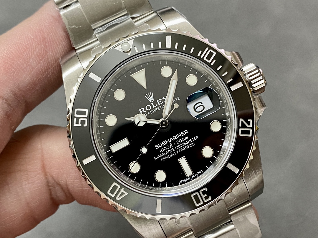 Rolex Black Submariner 40 mm Watch – IW-0005 - Image 2