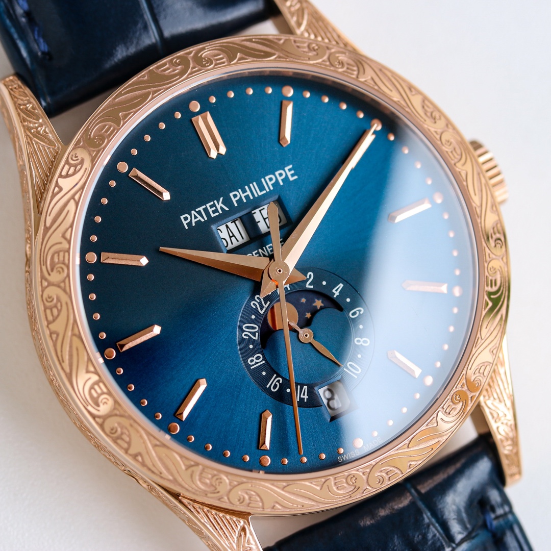 Patek Philippe Master Control Moonphase 38.5 mm Watch – IW-2289 - Image 3
