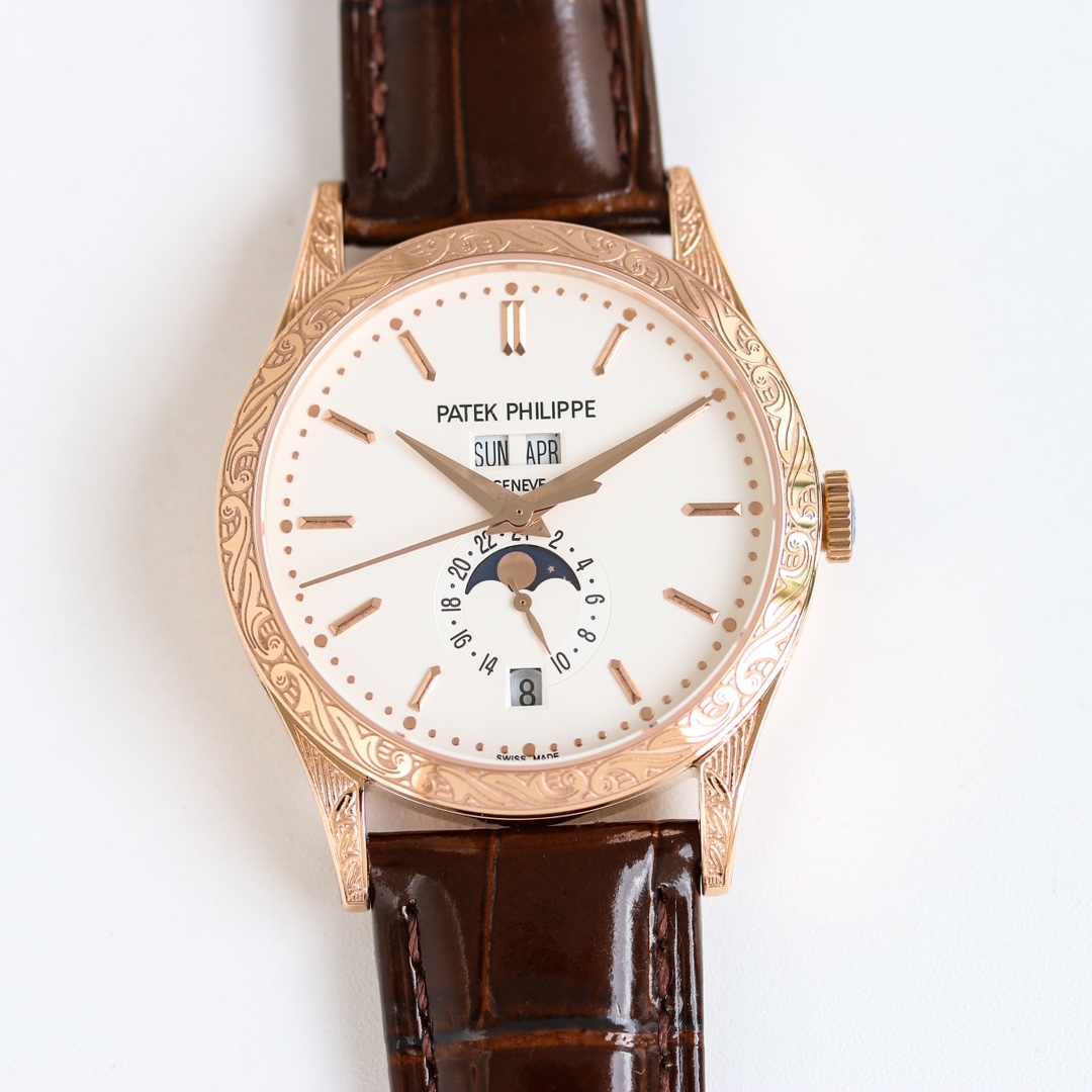 Patek Philippe Master Control Moonphase 38.5 mm Watch – IW-2289 - Image 4